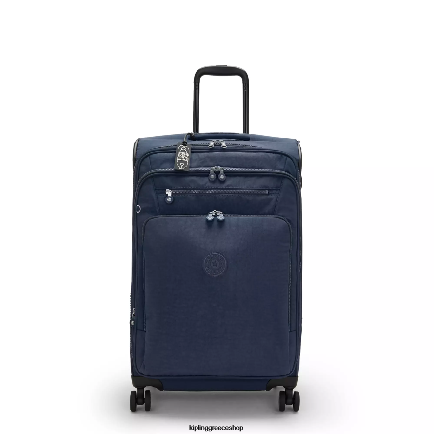 Kipling κυλιόμενες αποσκευές μπλε μπλε γυναίκες youri spin medium 4 τροχούς κυλιόμενες αποσκευές Z0Z64R522