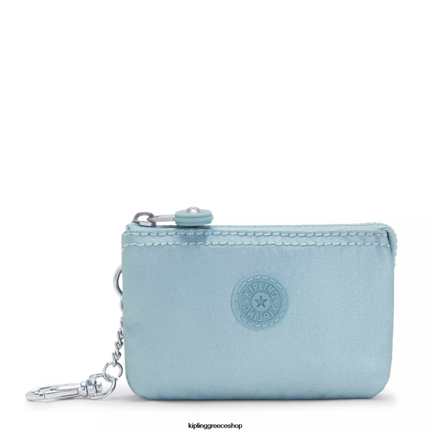 Kipling μπρελόκ μαργαριτάρι γαλαζοπράσινο μεταλλικό γυναίκες creativity μίνι πουγκί μεταλλικό μπρελόκ Z0Z64R608