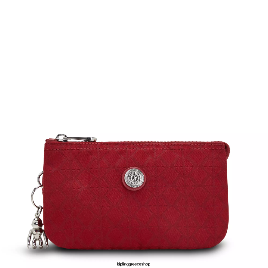 Kipling σακουλάκια υπογραφή κόκκινο γυναίκες μεγάλη θήκη δημιουργικότητας Z0Z64R606
