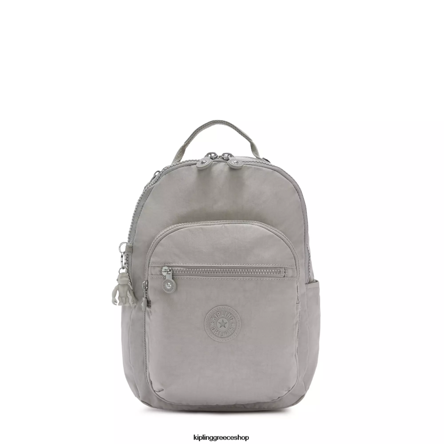 Kipling μονογραμμάτος γκρι γκρι γυναίκες Σεούλ μικρό σακίδιο tablet Z0Z64R419
