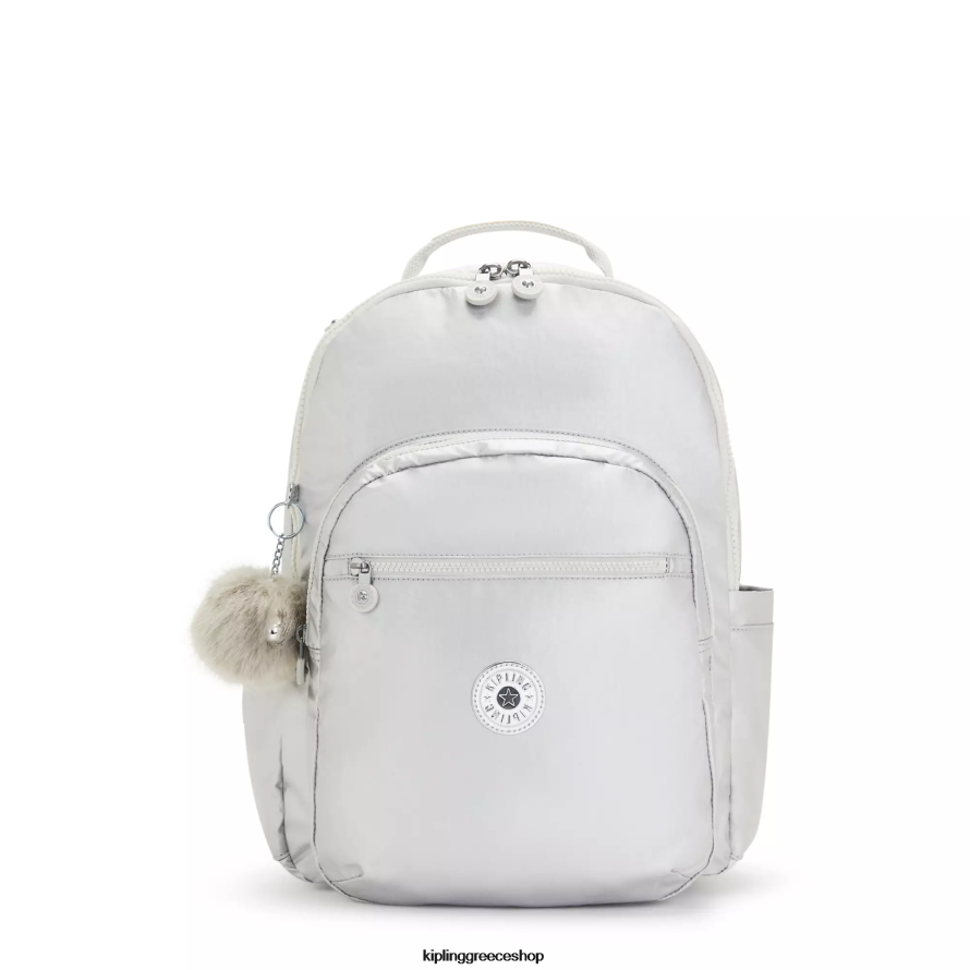 Kipling σακίδια φορητού υπολογιστή ζαχαρωτό μεταλλικό γυναίκες Σεούλ μεγάλο μεταλλικό σακίδιο φορητού υπολογιστή 15" Z0Z64R458
