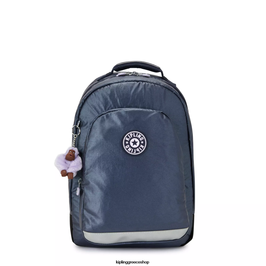 Kipling σακίδια φορητού υπολογιστή ναύαρχος μπλε γυναίκες class room μεταλλικό σακίδιο laptop 17" Z0Z64R477