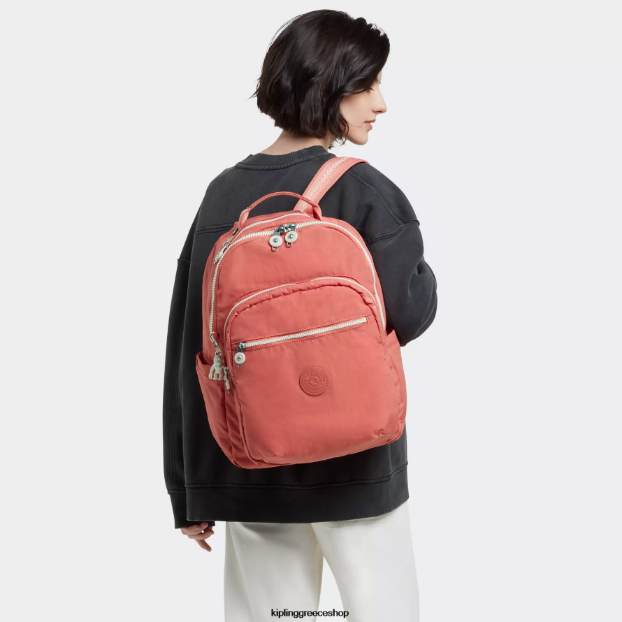 Kipling σακίδια φορητού υπολογιστή vintage ροζ γυναίκες Σεούλ μεγάλο σακίδιο φορητού υπολογιστή 15 ιντσών Z0Z64R475