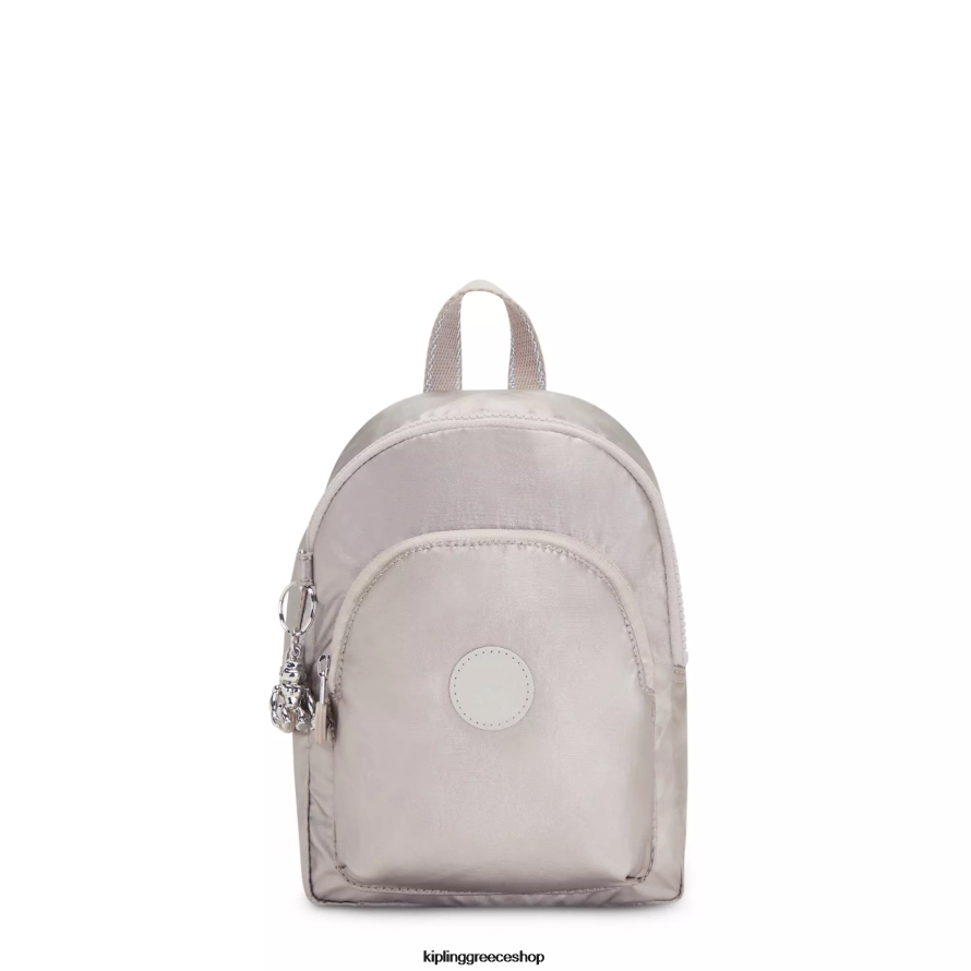 Kipling σακίδια μόδας μεταλλική λάμψη γυναίκες curtis συμπαγές μεταλλικό μετατρέψιμο σακίδιο πλάτης Z0Z64R397