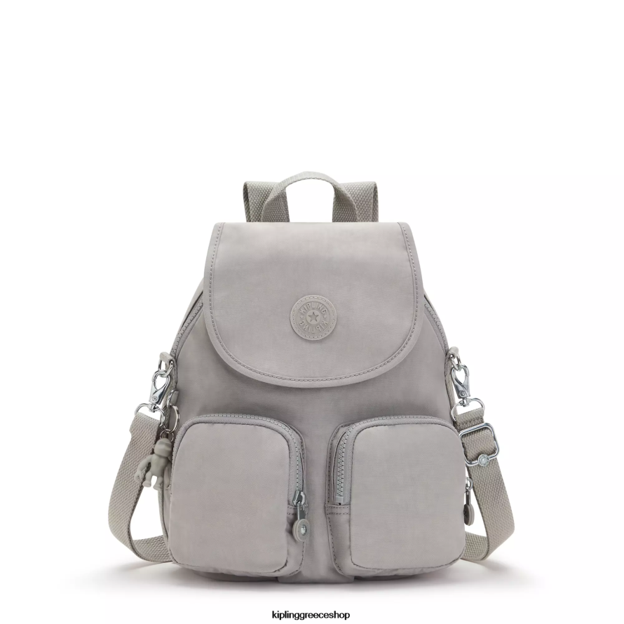 Kipling σακίδια μόδας γκρι γκρι γυναίκες firefly up μετατρέψιμο σακίδιο πλάτης Z0Z64R401