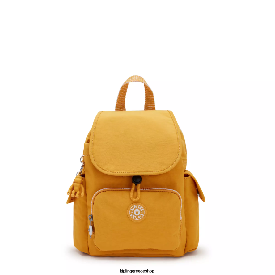Kipling μίνι τσάντες γρήγορο κίτρινο γυναίκες City pack μίνι σακίδιο πλάτης Z0Z64R411