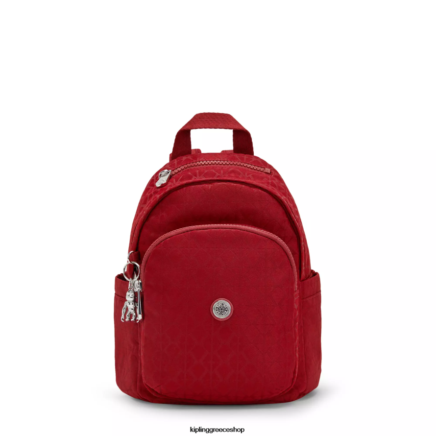 Kipling μίνι τσάντες υπογραφή κόκκινο γυναίκες Σακίδιο πλάτης delia mini Z0Z64R387