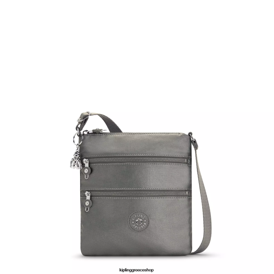 Kipling μίνι τσάντες φεγγάρι γκρι μεταλλικό γυναίκες Μίνι τσάντα χιαστί μεταλλική keiko Z0Z64R95