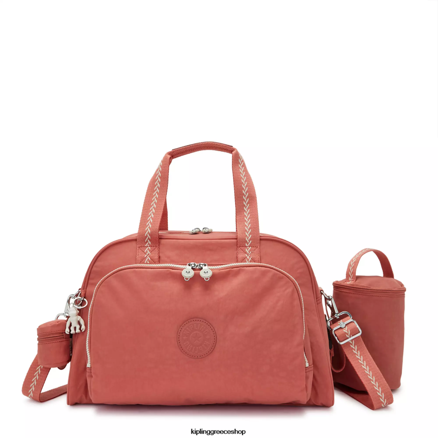 Kipling σακούλες για πάνες vintage ροζ γυναίκες τσάντα πάνας camama Z0Z64R242