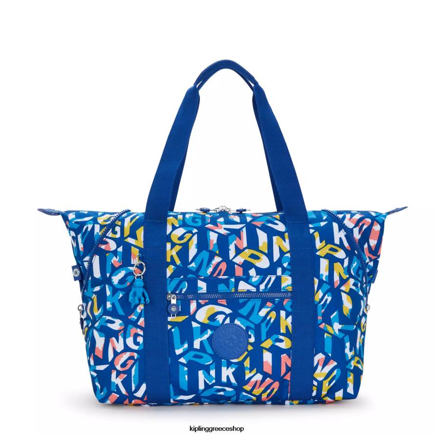 Kipling tote τσάντες νέο γυναίκες art medium printed tote bag Z0Z64R259