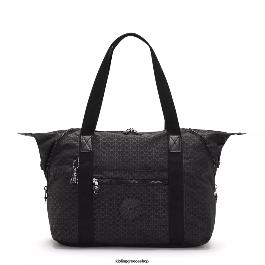 Kipling tote τσάντες ανάγλυφη υπογραφή γυναίκες art medium printed tote bag Z0Z64R266