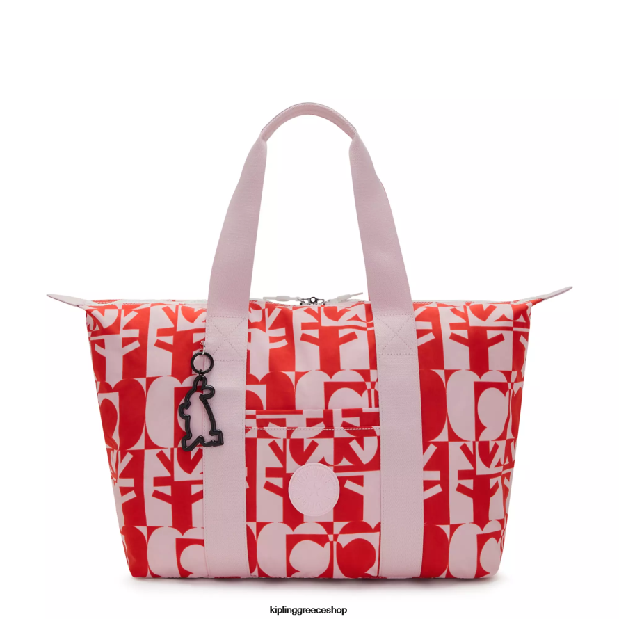 Kipling tote τσάντες minju multi print γυναίκες art medium minju kim tote τσάντα Z0Z64R270