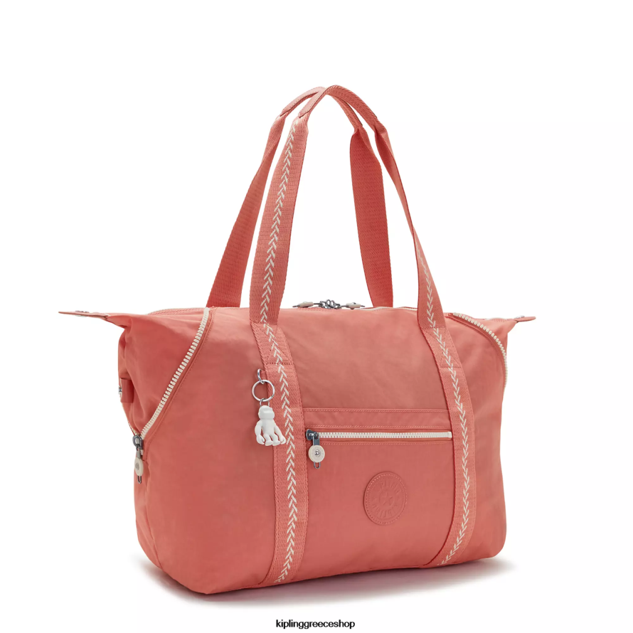 Kipling tote τσάντες vintage ροζ γυναίκες art medium tote τσάντα Z0Z64R257