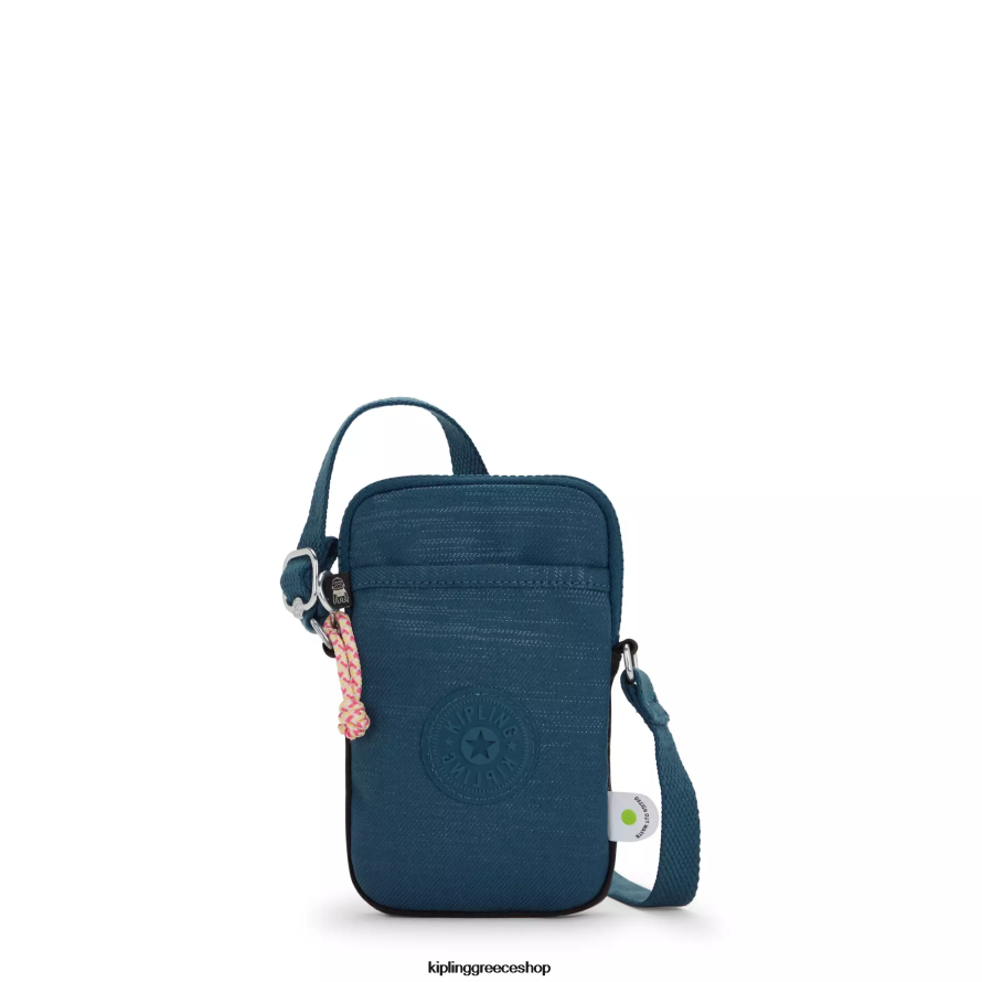 Kipling τσάντες χιαστί υφαντό γαλαζοπράσινο γυναίκες τσάντα τηλεφώνου χιαστί Z0Z64R182