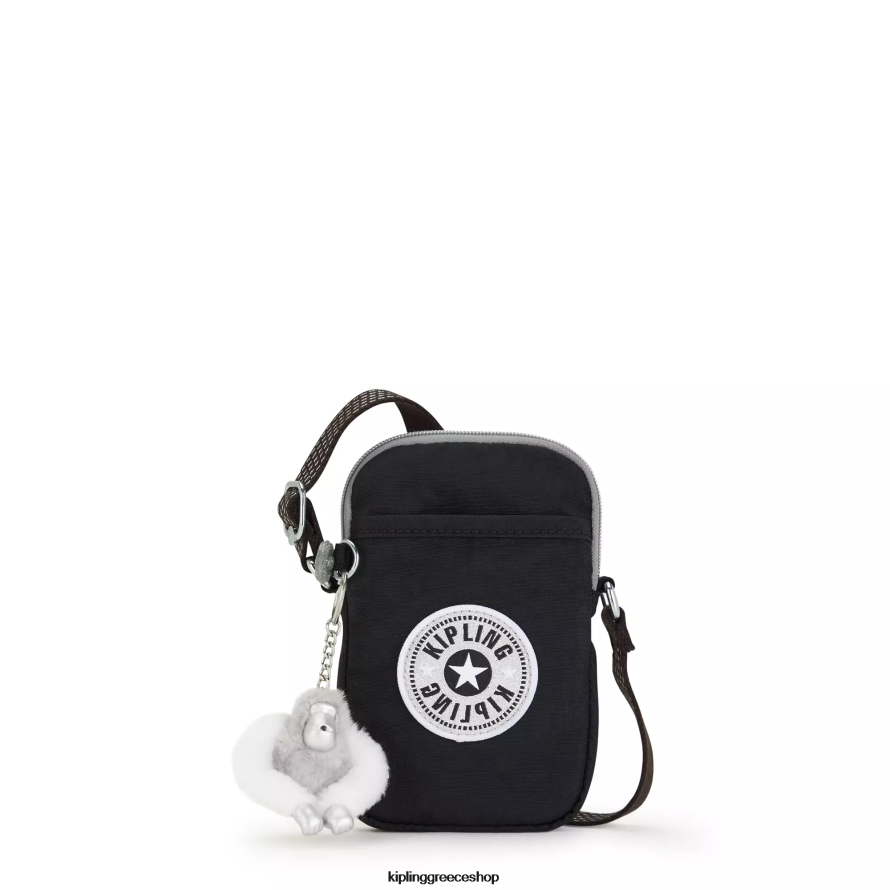 Kipling τσάντες χιαστί αληθινή μαύρη διασκέδαση γυναίκες τσάντα τηλεφώνου χιαστί Z0Z64R25