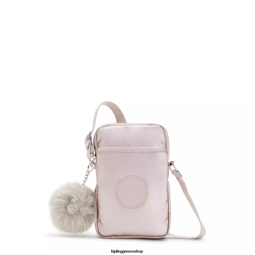 Kipling τσάντες χιαστί μεταλλικό τριαντάφυλλο γυναίκες ψηλή μεταλλική τσάντα τηλεφώνου χιαστί Z0Z64R58