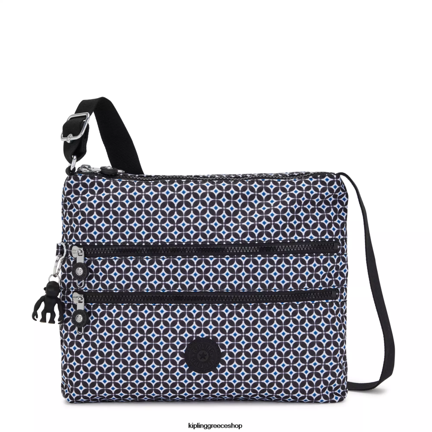 Kipling τσάντες χιαστί μαυριδερό πλακάκι γυναίκες Τσάντα χιαστί με στάμπα alvar Z0Z64R145