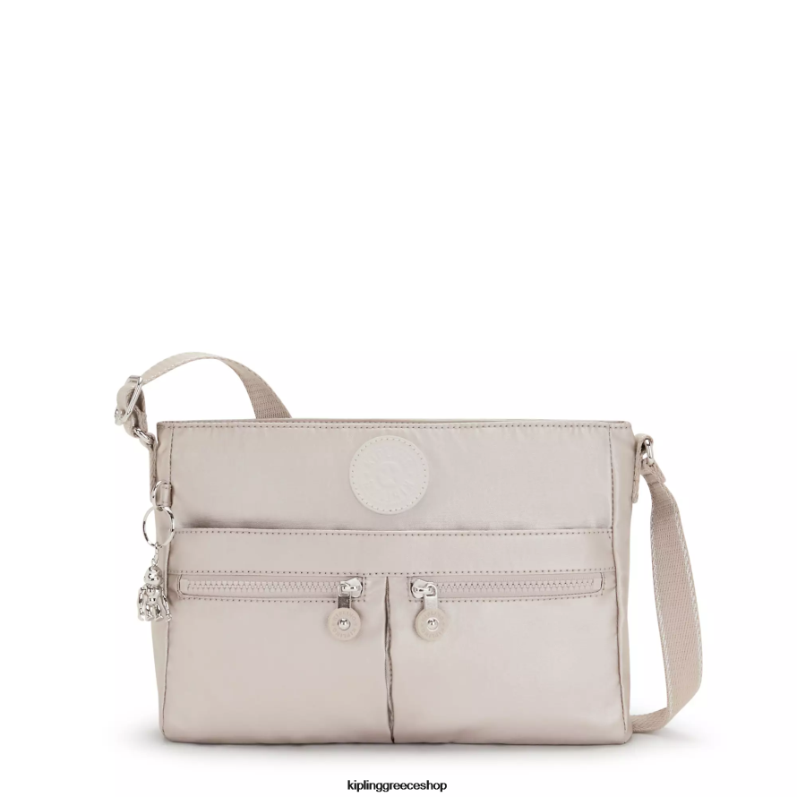 Kipling τσάντες χιαστί μεταλλική λάμψη γυναίκες νέα τσάντα χιαστί μεταλλική angie Z0Z64R231