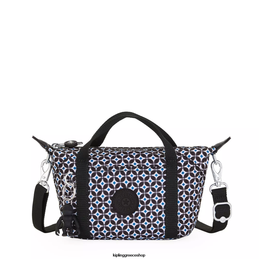 Kipling τσάντες χιαστί μαυριδερό πλακάκι γυναίκες art compact εμπριμέ χιαστί τσάντα Z0Z64R24