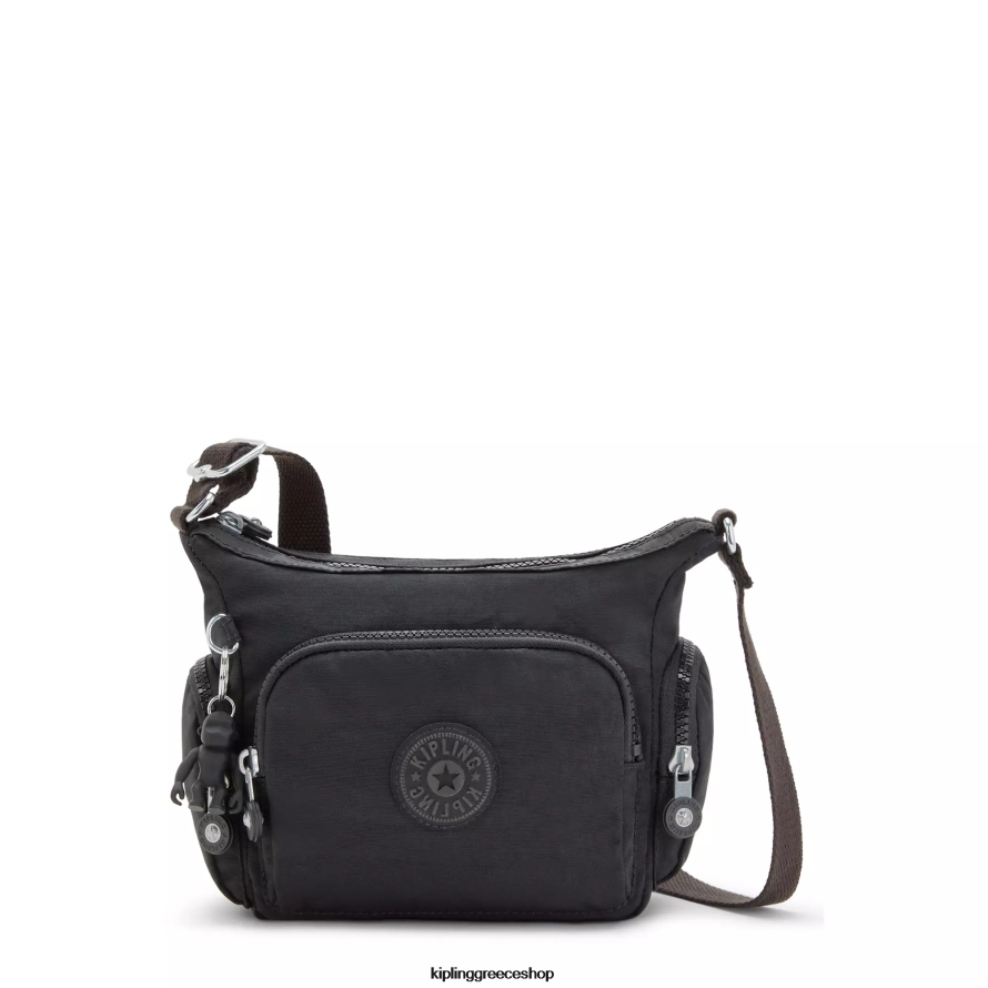 Kipling τσάντες χιαστί μαύρο νουάρ γυναίκες gabbie μίνι χιαστί τσάντα Z0Z64R19