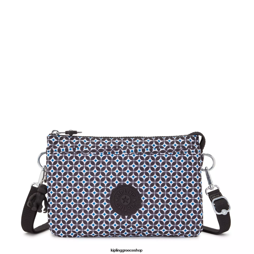 Kipling τσάντες χιαστί μαυριδερό πλακάκι γυναίκες τσάντα χιαστί με στάμπα riri Z0Z64R143