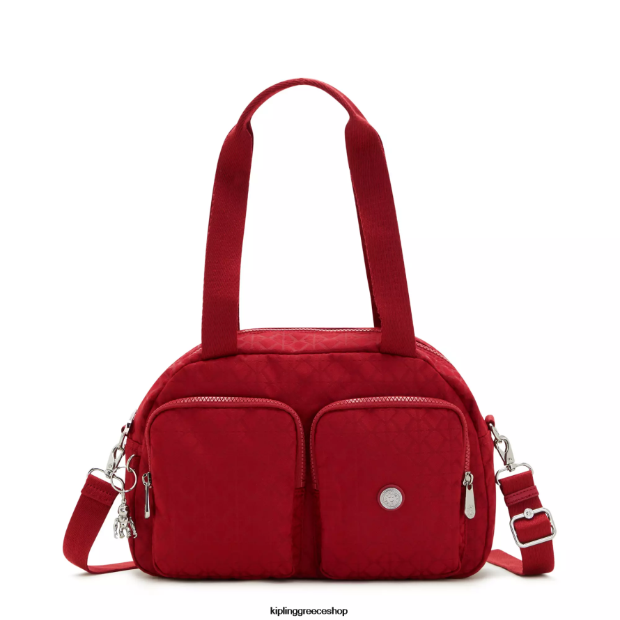 Kipling τσάντες ώμου υπογραφή κόκκινο γυναίκες cool τσάντα ώμου defea Z0Z64R199