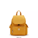 Kipling μίνι τσάντες γρήγορο κίτρινο γυναίκες City pack μίνι σακίδιο πλάτης Z0Z64R411