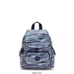 Kipling μίνι τσάντες λωρίδες βούρτσας γυναίκες City pack μίνι εμπριμέ σακίδιο Z0Z64R497