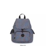 Kipling μίνι τσάντες μαυριδερό πλακάκι γυναίκες City pack μίνι εμπριμέ σακίδιο Z0Z64R498