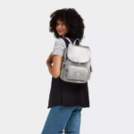 Kipling μικρά σακίδια φωτεινό μεταλλικό γυναίκες city ​​pack μικρό μεταλλικό σακίδιο πλάτης Z0Z64R380 - Image 4