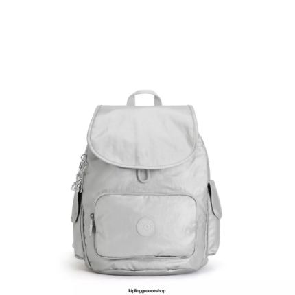 Kipling μικρά σακίδια φωτεινό μεταλλικό γυναίκες city ​​pack μικρό μεταλλικό σακίδιο πλάτης Z0Z64R380