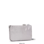 Kipling μπρελόκ λείο ασημί μεταλλικό γυναίκες creativity μίνι πουγκί μεταλλικό μπρελόκ Z0Z64R609 - Image 4