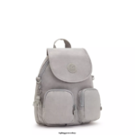 Kipling σακίδια μόδας γκρι γκρι γυναίκες firefly up μετατρέψιμο σακίδιο πλάτης Z0Z64R401 - Image 2