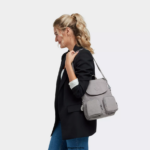 Kipling σακίδια μόδας γκρι γκρι γυναίκες firefly up μετατρέψιμο σακίδιο πλάτης Z0Z64R401 - Image 4