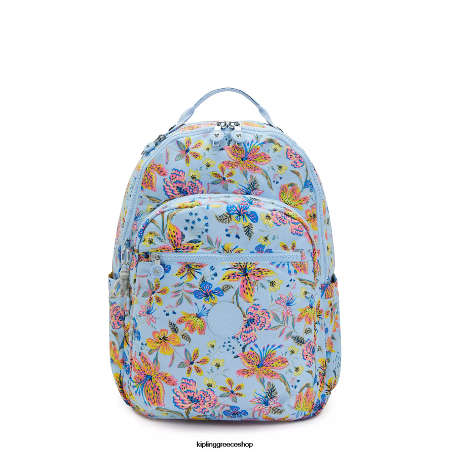kipling_cf83ceb1cebaceafceb4ceb9ceb1_cf86cebfcf81ceb7cf84cebfcf8d_cf85cf80cebfcebbcebfceb3ceb9cf83cf84ceae_ceb1ceb3cf81ceb9.png Kipling σακίδια φορητού υπολογιστή αγριολούλουδα γυναίκες Σεούλ μεγάλο τυπωμένο σακίδιο φορητού υπολογιστή 15" Z0Z64R346 - Image 1