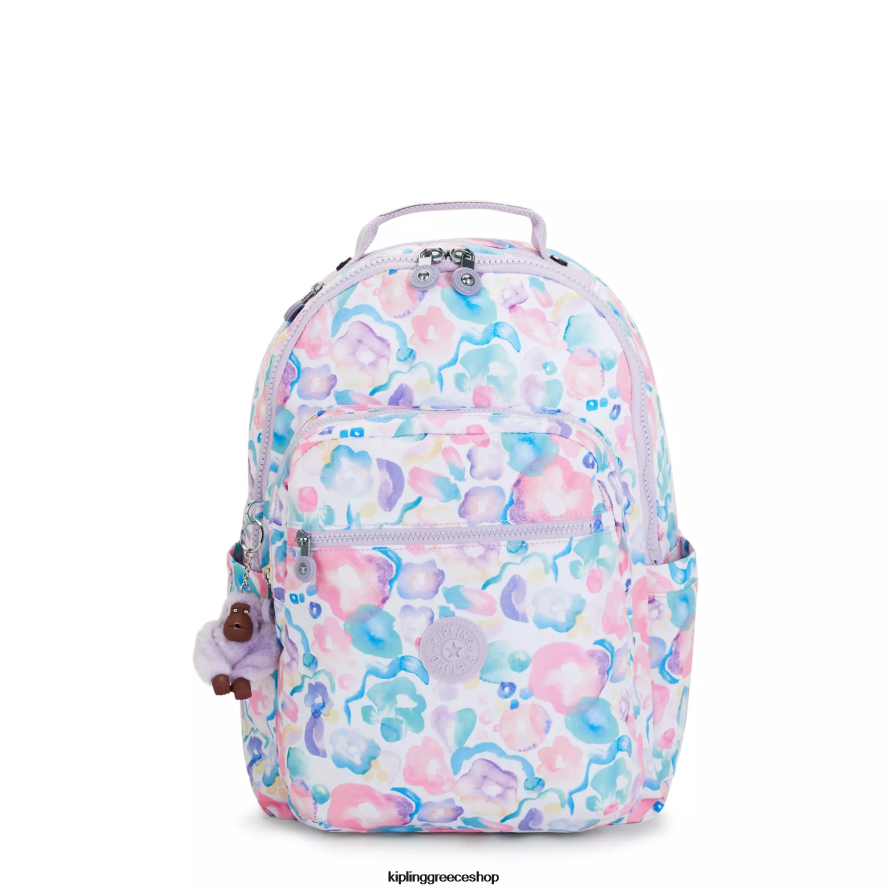 kipling_cf83ceb1cebaceafceb4ceb9ceb1_cf86cebfcf81ceb7cf84cebfcf8d_cf85cf80cebfcebbcebfceb3ceb9cf83cf84ceae_cebbcebfcf85cebb.png Kipling σακίδια φορητού υπολογιστή λουλούδια ακουα γυναίκες Σεούλ μεγάλο τυπωμένο σακίδιο φορητού υπολογιστή 15" Z0Z64R469 - Image 1