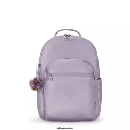 Kipling σακίδια φορητού υπολογιστή ορχιδέα μεταλλικό γυναίκες Σεούλ μεγάλο μεταλλικό σακίδιο φορητού υπολογιστή 15" Z0Z64R502