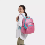 Kipling σακίδια φορητού υπολογιστή φρέσκο ​​ροζ μεταλλικό γυναίκες Σεούλ μεγάλο μεταλλικό σακίδιο φορητού υπολογιστή 15" Z0Z64R459 - Image 4