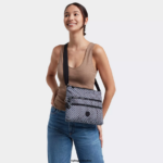 Kipling τσάντες χιαστί μαυριδερό πλακάκι γυναίκες Τσάντα χιαστί με στάμπα alvar Z0Z64R145 - Image 4