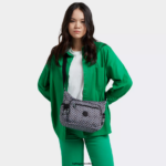 Kipling τσάντες χιαστί μαυριδερό πλακάκι γυναίκες gabbie μικρή εμπριμέ χιαστί τσάντα Z0Z64R147 - Image 4