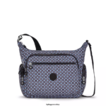 Kipling τσάντες χιαστί μαυριδερό πλακάκι γυναίκες τσάντα χιαστί με στάμπα gabbie Z0Z64R142