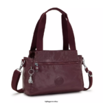 Kipling τσάντες ώμου μπορντό λάκα γυναίκες elysia μεταλλική τσάντα ώμου Z0Z64R203 - Image 2
