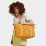 Kipling tote τσάντες γρήγορο κίτρινο γυναίκες art medium tote τσάντα Z0Z64R256 - Image 4