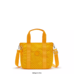 Kipling tote τσάντες μαλακή κουκκίδα κίτρινη γυναίκες asseni mini printed tote bag Z0Z64R83