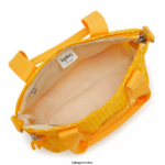 Kipling tote τσάντες μαλακή κουκκίδα κίτρινη γυναίκες asseni mini printed tote bag Z0Z64R83 - Image 3