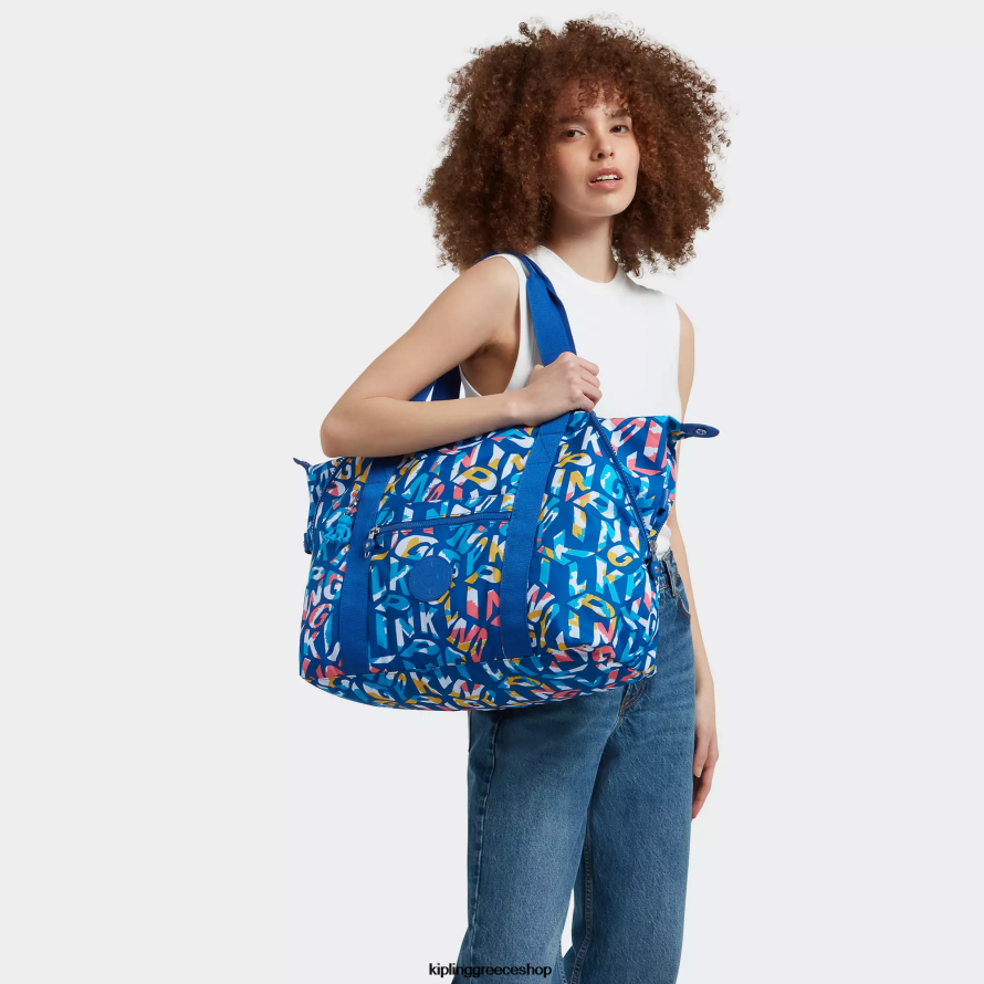 Kipling tote τσάντες νέο γυναίκες art medium printed tote bag Z0Z64R259 - Image 4